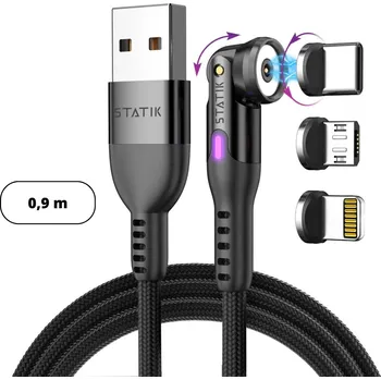 Datový kabel Statik 360 2.0 Napájecí USB kabel (0,9m)