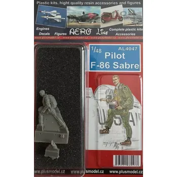 Plastikový model Plusmodel 1/48 Pilot F-86 Sabre (1 fig.)