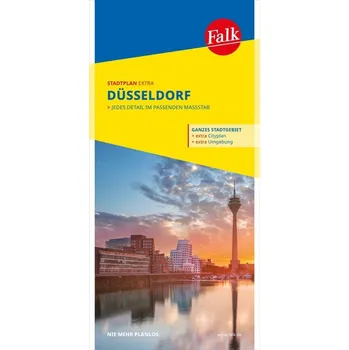 Falk Stadtplan Extra Düsseldorf 1:20.000