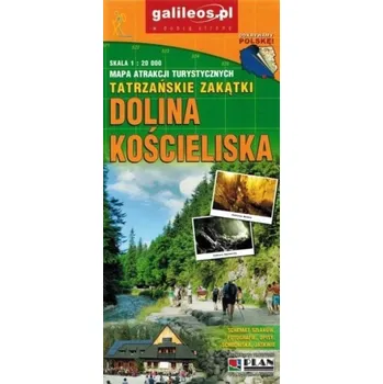 Cestování Dolina Kościeliska. Mapa atrakcji w.2024 - praca zbiorowa