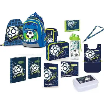 Školní batoh KARTON P+P Set 13dílný sada OXY GO fotbal batoh a doplňky 8-37623/013/03
