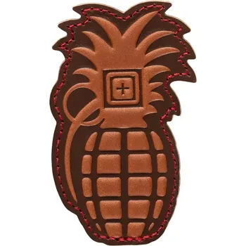 Nášivka Patch 5.11 Pineapple Grenade Leather - Brown