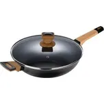 Pánev hluboká s nepřilnavým povrchem a poklicí 28 cm Earth Black