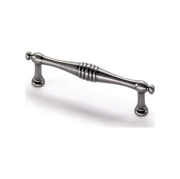 Nábytkové kování Hettich Úchytka Osimo, rozteč vrtání 96 mm Cínový vzhled antik