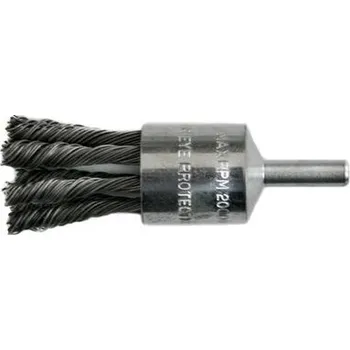 Ruční nářadí Kartáč STREND Pro CEB-514, 022 mm, koncová, copánkovým se stopkou 253364