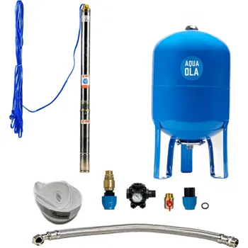 Domácí vodárna PRODO Domácí vodárna s ponorným čerpadlem 3Ti-15 / 50l - RTS - odolnost proti písku - Prodloužená záruka 4 roky