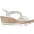 Dámské sandále Rieker 61916-80 weiss F/S 9 37