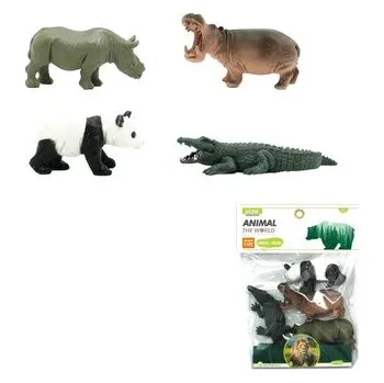 plyšák Zwierzęta zoo 4szt
