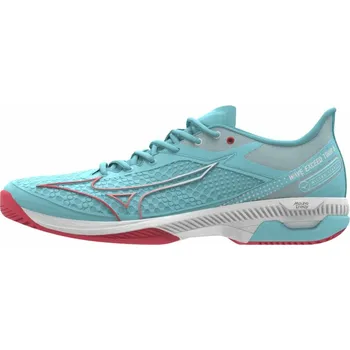 Dámská tenisová obuv MIZUNO WAVE EXCEED TOUR 5AC/TTurquoise/Fcoral2/White/40.5/7.0