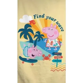Jerry Fabrics Peppa Pig AYM074567 plážová osuška žlutá 70x140