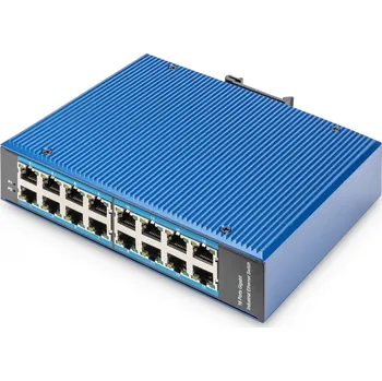 Počítač Digitus DN-651129 síťový přepínač Nespravované Gigabit Ethernet (10/100/1000) Modrá
