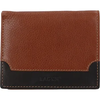 Módní doplněk pánská peněženka kožená BLC-5261 HNĚDÁ/ČERNÁ CGN/BLK