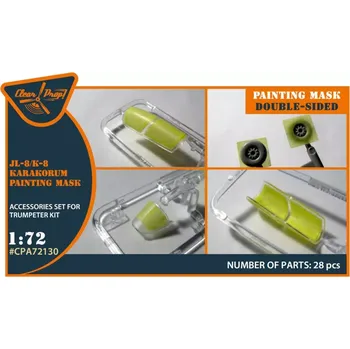 Plastikový model Clear Prop models 1/72 K-8/JL-8 Karakorum painting mask (TRUMP)