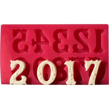 Forma na pečení Cesil Silikonová forma Číslice zdobené