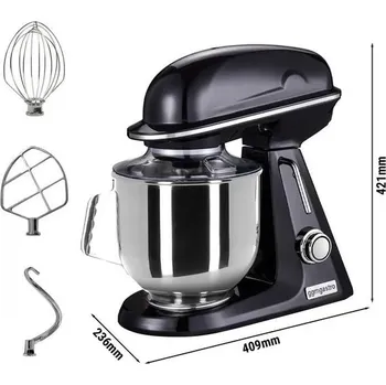 Kuchyňský robot G.Gastro Mixér - Kuchyňský robot - Hnětač - 7L - černý matný