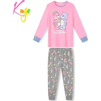 Dívčí pyžamo Dívčí pyžamo Kugo MP1760 sv. růžové / šedé (dívčí pyžamo s medvídky Care Bears)