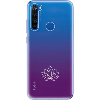 Pouzdro na mobilní telefon Odolné silikonové pouzdro iSaprio - čiré - Lotos - Xiaomi Redmi Note 8T