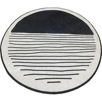 Koupelnová předložka Černo-béžová koupelnová předložka Bomb – Foutastic ID_1573764