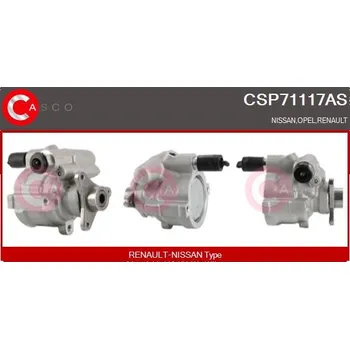 Posilovač řízení Hydraulické čerpadlo, řízení CASCO CSP71117AS