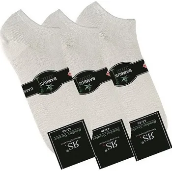 Pánské ponožky Dámské i pánské letní sneaker bambusové ponožky RS 35-38 bílá