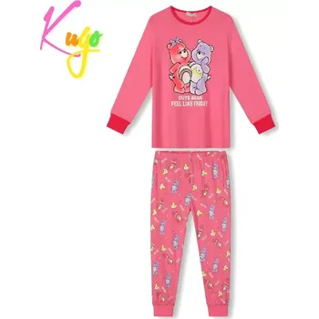 Dívčí pyžamo Dívčí pyžamo Kugo MP1760 růžové (dívčí pyžamo s medvídky Care Bears)