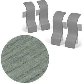 soklová lišta NOVÁK Spojka k soklové liště MDF 40x20 Dub arctic grey, 4 ks M08-AMSP007