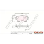 Sada brzdových destiček, kotoučová brzda Dr!ve+ DP1010.10.0080