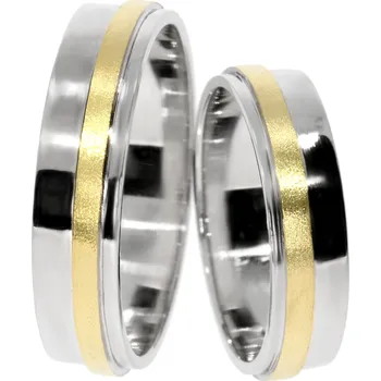 Prsten Zlatnictví Helios Zlaté snubní prsteny L-38