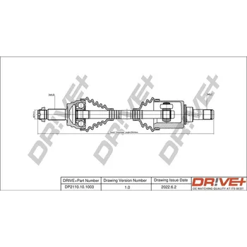Poloosa kola Hnací hřídel Dr!ve+ DP2110.10.1003