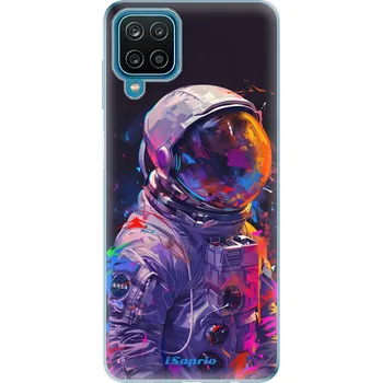 Odolné silikonové pouzdro iSaprio - Neon Astronaut - Samsung Galaxy A12