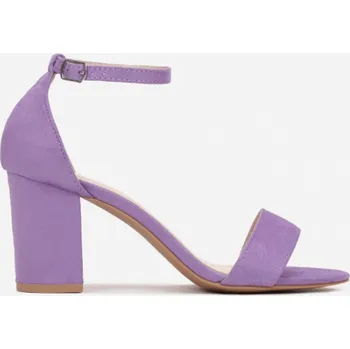 Dámské sandále Elegantní sandálky na podpatku 100-270 PURPLE, VELIKOST 40