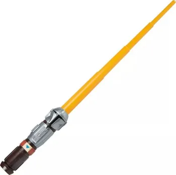 Dětská zbraň Hasbro Disney Star Wars: Lightsaber Squad - The Mandalorian Extendable Orange Lightsaber (