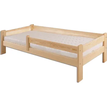 Dětská postel Masivní dřevěná postel DN137 borovice masiv 90x200 cm - VÍCE ODSTÍNŮ