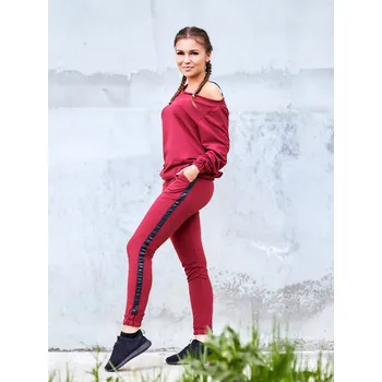 Dámská tepláková souprava VSB-ZARA 04 Claret, VELIKOST XXS/XS