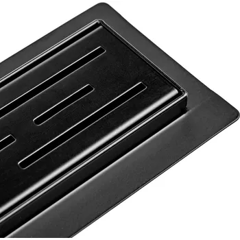 BPS-koupelny Sprchový odtokový žlab DL01 CLASSIC G2 HYD-2687 80 cm, černá