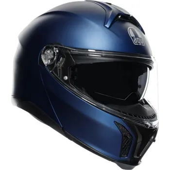 Helma na motorku AGV přilba TOURMODULAR Solid galassia matt blue - S
