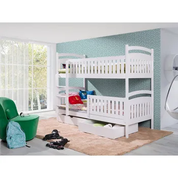 Dětská postel Patrová postel pro 2 osoby AGÁTKA s úložným prostorem