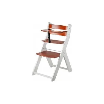 Jídelní židle Jídelní rostoucí židle LUCA KOMBI -002 BÍLÁ -třešeň