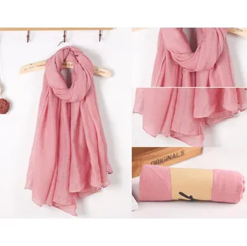 Šála Jednobarená šála----růžová