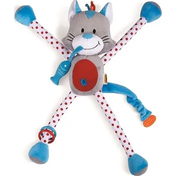 plyšák EDUSHAPE veselá kočička