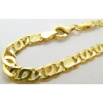 Náramek Klenoty Budín Masivní plný dámský zlatý náramek PANCER 585/4,46gr 19cm HK7064 (Klenoty Budín Masivní plný dámský zlatý náramek PANCER 585/4,46gr 19cm HK7064)