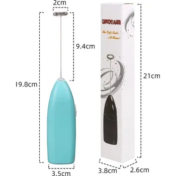 Ruční šlehač | šlehač na mléko, vajíčka... více barev - Modrá