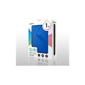 Externí pevný disk Apacer externí pevný disk, AC236, 2.5", USB 3.0 (3.2 Gen 1), 1TB, AP1TBAC236U-1, modrý