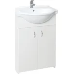 Multi Simple skříňka s umyvadlem 55,5x42,4 cm SIMPLE55WH