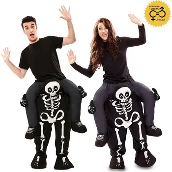 Karnevalový kostým Kostým pro dospělé - Na zádech kostry