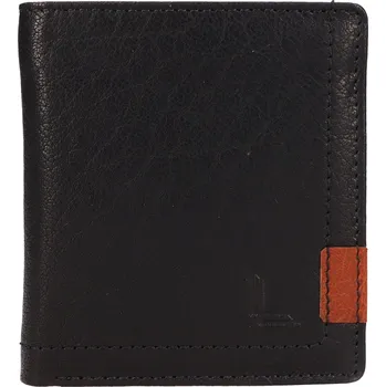 Módní doplněk pánská peněženka kožená 26024Z ČERNÁ BLK