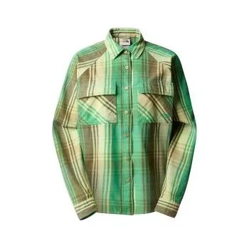 Dámská košile The North Face SET UP CAMP FLANNEL Women OPTIC EMERALD TESSELLATION MEDIUM PLAID zelená M