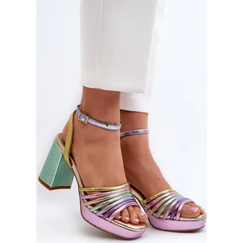 Dámské sandále Sandály na podpatku model 196965 Step in style 36