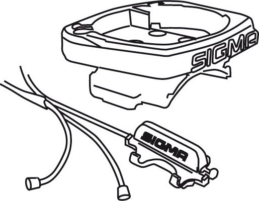 SIGMA držák computeru s kabeláží kompletní (BC 509-1609) UNI