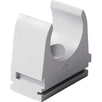 kabelová chránička Příchytka pro bezhalogenové trubky EN pr. 32 mm, světle šedá. KOPOS 5332HF_KB